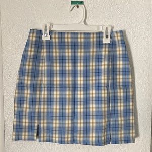 Plaid Skort